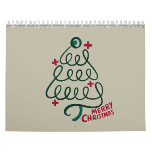 Calendrier Stéthoscope Joyeux Noël CNA Travailleur Médical
