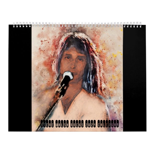 Calendrier Steve Walsh Rocks 2024 (Protection)