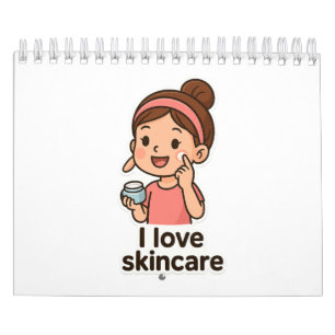 Calendrier Sticker pour fille de soins mignons - Caricature a