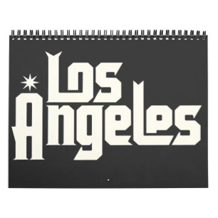 Calendrier Style urbain rétro de Los Angeles
