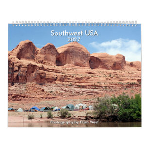 Calendrier Sud-Ouest des États-Unis : Arizona et Utah Calendr