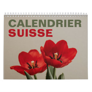 Calendrier Suisse avec Jours   2026