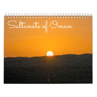 Calendrier Sultanat d'Oman