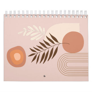 Calendrier Sun Boho Plante multicolore