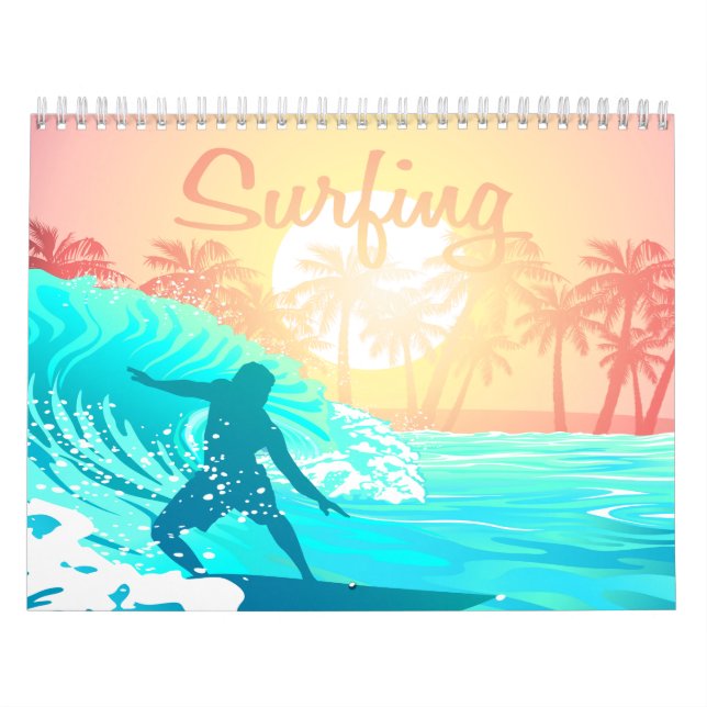 Calendrier Sunrise Surfer (Protection)