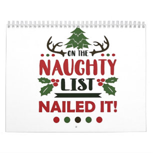 Calendrier Sur La Liste Coquine Nail It Funny Christmas