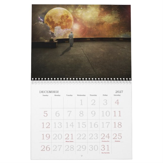Calendrier Surreal Calendar (Dec 2027)
