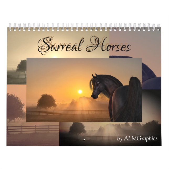 Calendrier Surreal Horses 2.0 - personnalisable (Protection)