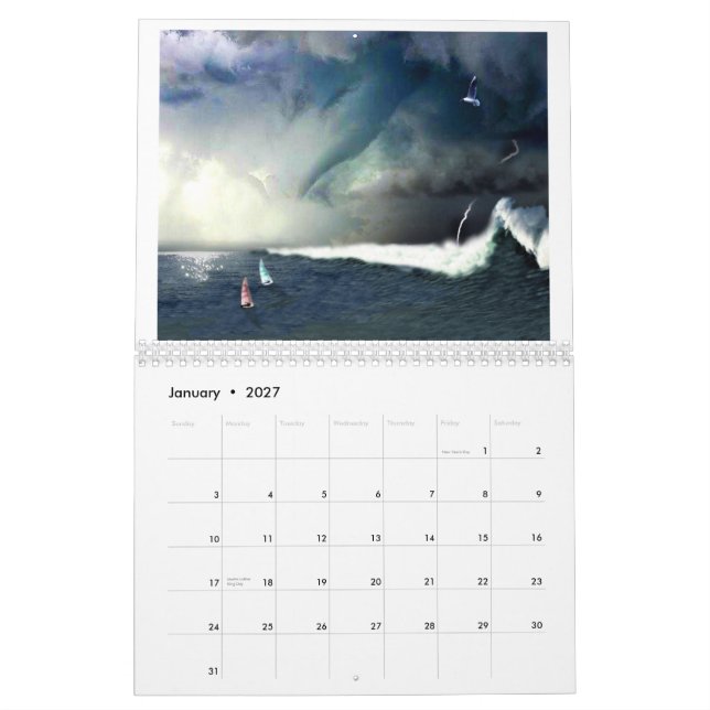 CALENDRIER SURRÉALISTE (Jan 2027)