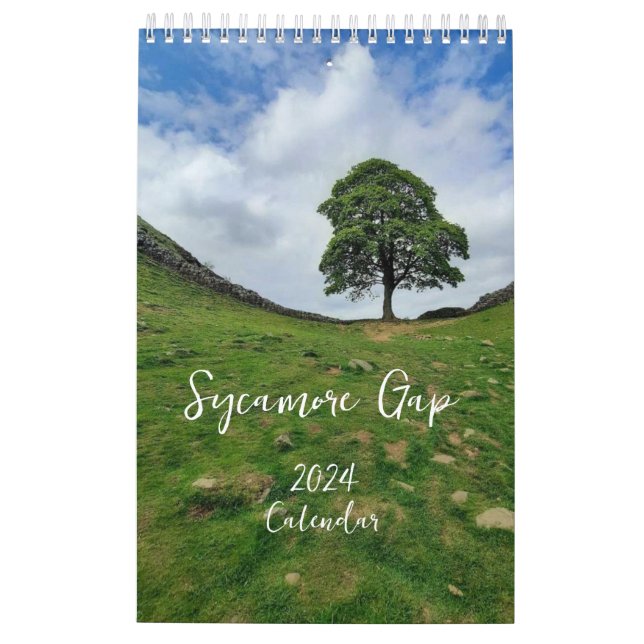 Calendrier Sycamore Gap 2024 (Dos)