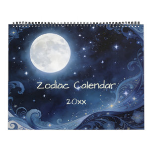 Calendrier Symboles du zodiaque époustouflants basés sur le 1