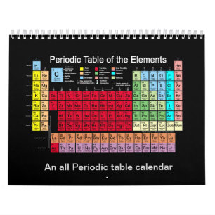 Calendrier Tableau périodique des éléments