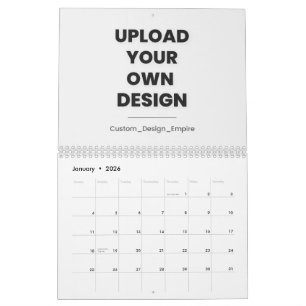 Calendrier Téléchargez votre propre design ici Modèle perso