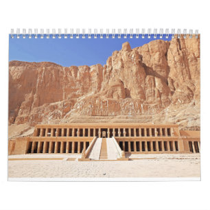 Calendrier Temple de Hatshepsut Égypte Antique Paysage 2025