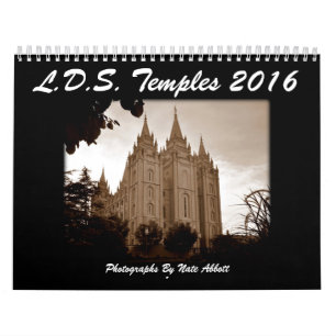 Calendrier Temples 2016 de LDS