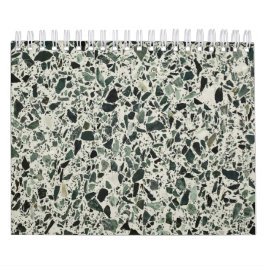 Calendrier Terrazzo vert