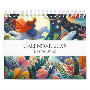 Calendrier Terre de rêve lunaire