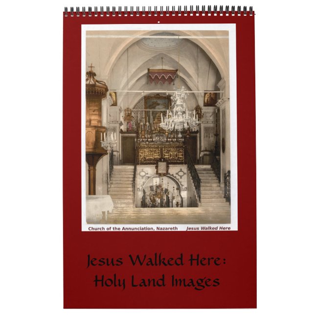 Calendrier Terre Sainte Sites Bibliques Sacrés (Protection)