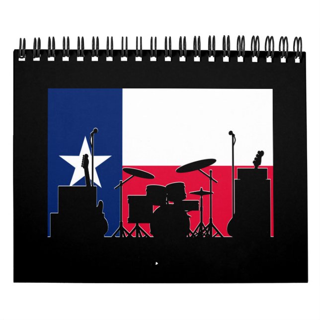 Calendrier Texas Band On Stage (Protection)