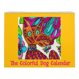 Calendrier The Colorful Dog Calendar