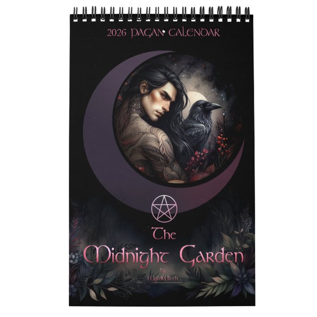 Calendrier The Midnight Garden 2026 Pagan Calendar (Protection)