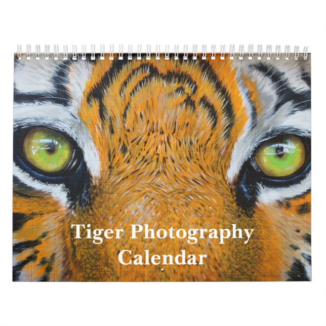 Calendrier Tiger Photographie Animal sauvage 2025 (Protection)
