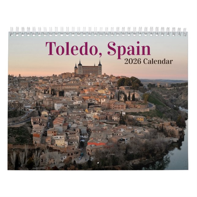 Calendrier Toledo, Espagne 2026 (Protection)