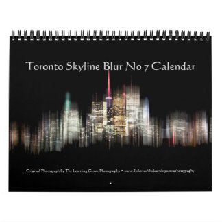 Calendrier Toronto Skyline Flou N° 7