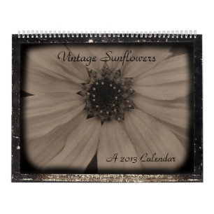 Calendrier Tournesol Vintage 2013