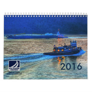 Calendrier Tractions subites et péniches de la route marine