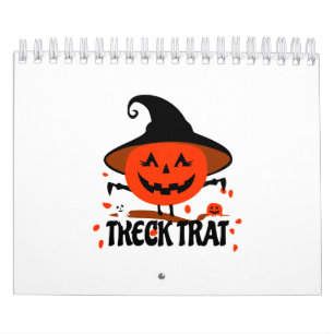 Calendrier Treck Trat Citrouille Sourire