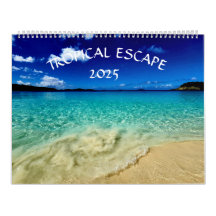 Calendrier Tropical Escape 2025