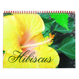 Calendrier Tropical Hibiscus Flowers