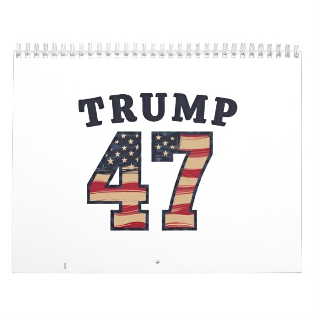 Calendrier Trump 47 Fier Maga Jour de l'investiture américain (Protection)