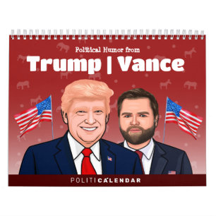 Calendrier TRUMP VANCE Humour Politique