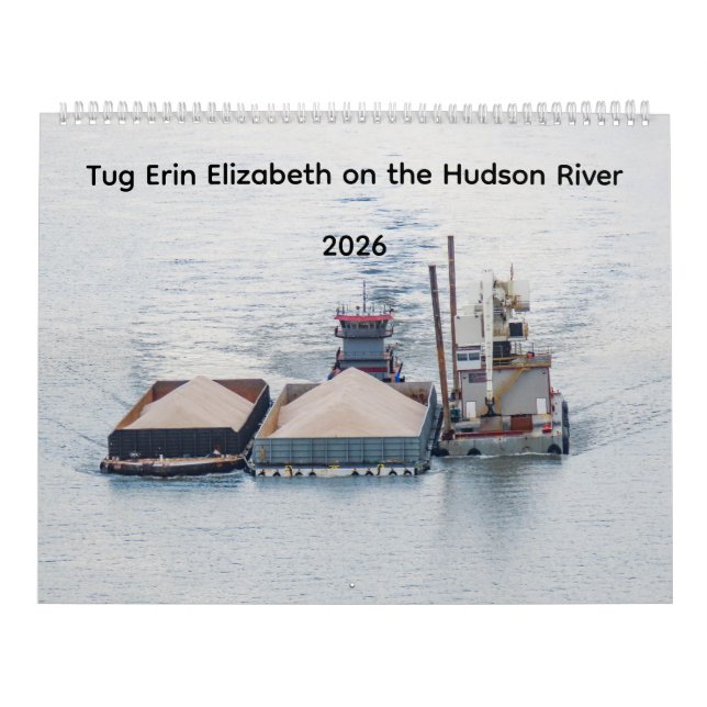 Calendrier Tug Erin Elizabeth 2026 Calendar (Protection)