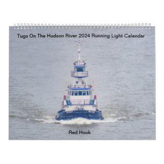 Calendrier Tugs sur la rivière Hudson lumière de circulation 