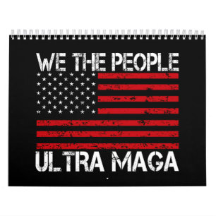 Calendrier Ultra Maga Pro Trump 2024 Drôle Républicain