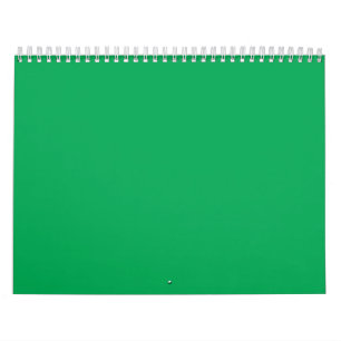 Calendrier un arrière - plan vert avec un