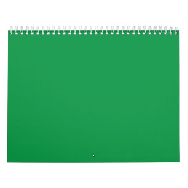 Calendrier Un cadre verdoyant avec une carré blanche propre (Protection)