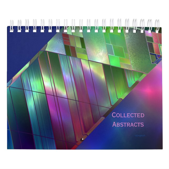 Calendrier Un condensé d'art numérique Abstrait (Protection)