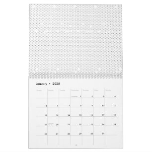 Calendrier Un design moderne avec une combinaison de w