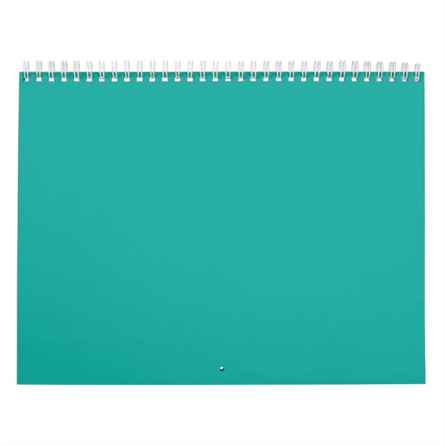 Calendrier Un espace vert turquoise et riche mis en valeur pa (Protection)