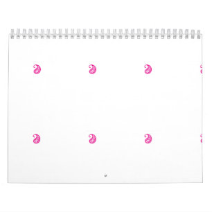 Calendrier Un logo circulaire avec un symbole cardiaque, embo