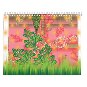 Calendrier un miroir et quelques plantes