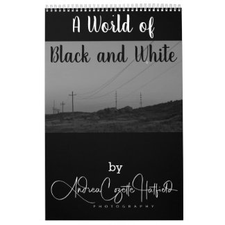 Calendrier Un monde de noir et blanc