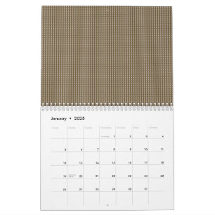 Calendrier Un motif arrière - plan texturé dans différentes n