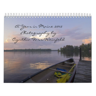 Calendrier Une année au Maine 2012