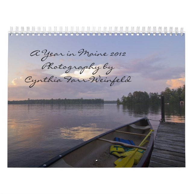 Calendrier Une année au Maine 2012 (Protection)