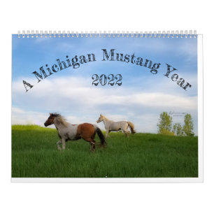 Calendrier Une année de Mustang dans le Michigan